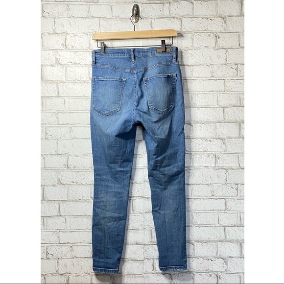 Garage Denim Ultra High Rise hole Jeans Size 9 - Picture 4 of 7